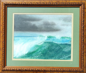 Peter, stormy seas, soft pastels.jpg